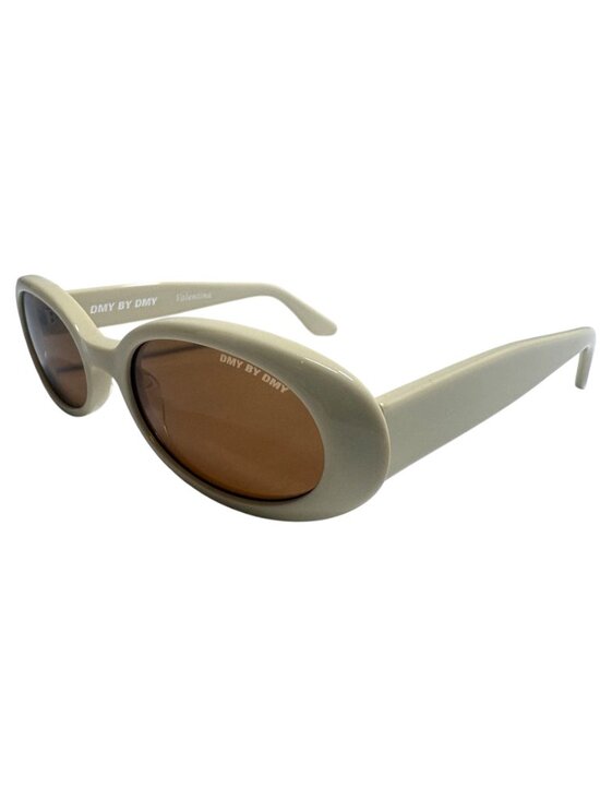 DMY by DMY Valentina Oval Sunglasses in Cream main image 6